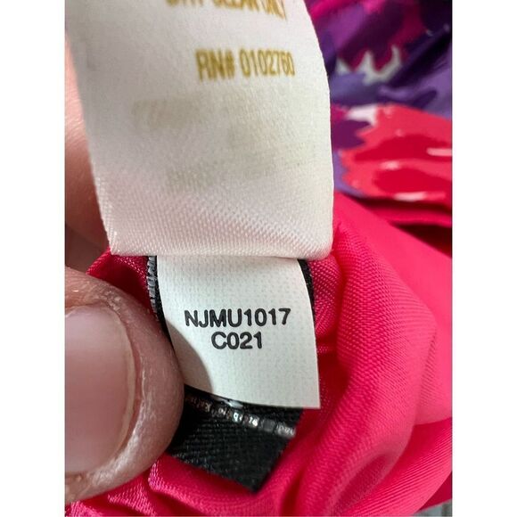 Kate Spade Josie Pink Floral Knee Length Belted Silk Blend Shift Dress S… - Picture 8 of 9